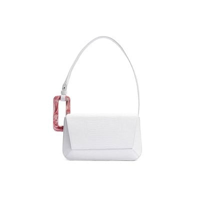 Underarm bag, female niche design, geometric small square bag, high-end texture, portable shoulder bag
