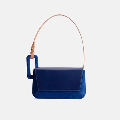 Underarm bag, female niche design, geometric small square bag, high-end texture, portable shoulder bag