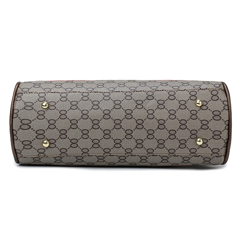Women's Handbag Ladies Fashion Should Bags Large Capacity PU leather Messenger Bag A Whole Set
