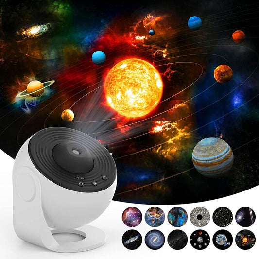 HD Focusing Projection Light Starry Sky Galaxy Projection Light HD Full Sky Star Creative Gift Bedroom Atmosphere Light