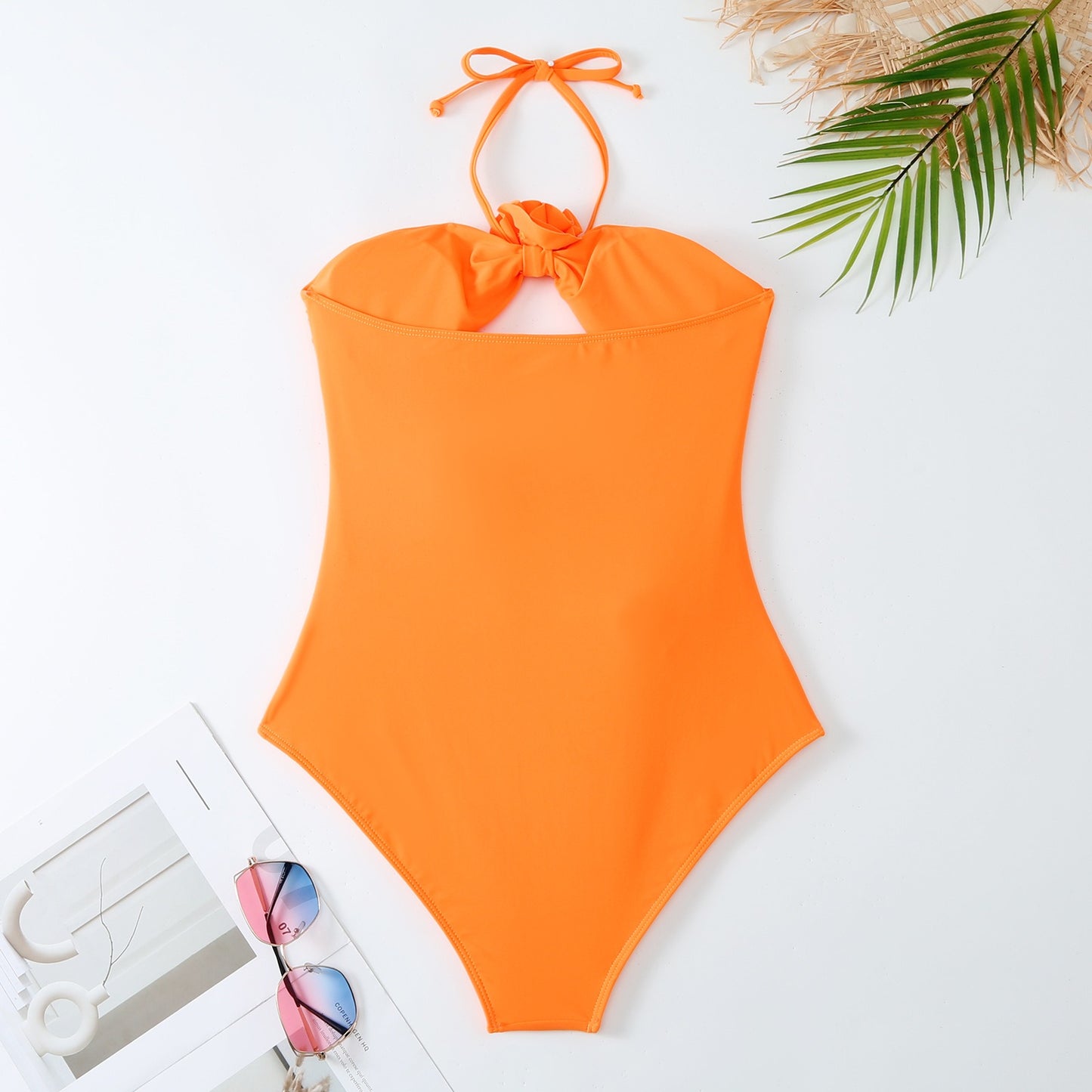 European and American One-Piece Conservative Belly Covering and Slimming Sexy Skirt Style New Swimsuit Women's Chiffon Beach Ski