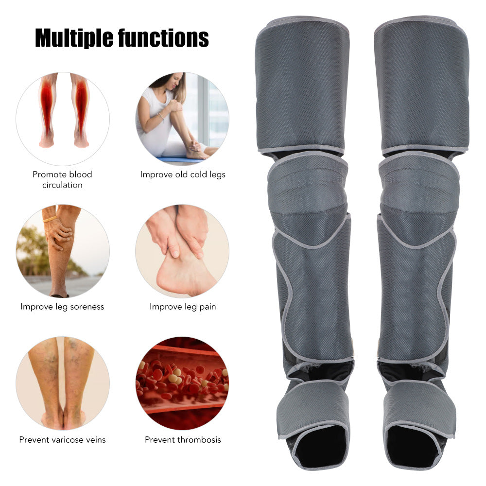 Air Wave Leg Massager Calf Thigh Beauty Leg Instrument Foot Airbag Massage Acupressure Hot Compress