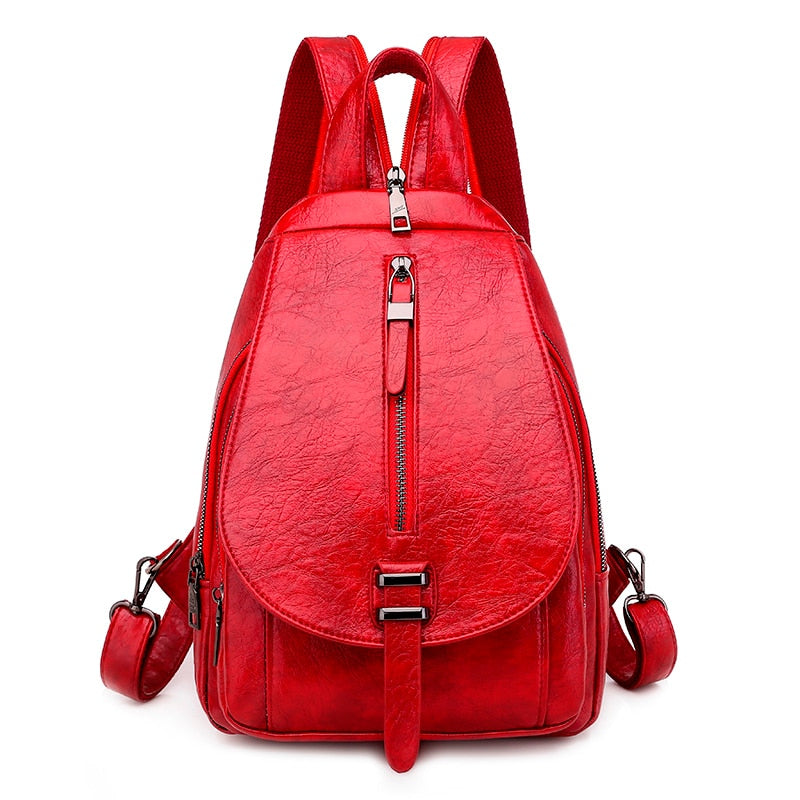 2020 Travel Shoulder Bag School Backpacks For Teenage Girls Sac A Dos Women Leather Backpacks High Quality Ladies Bagpack New