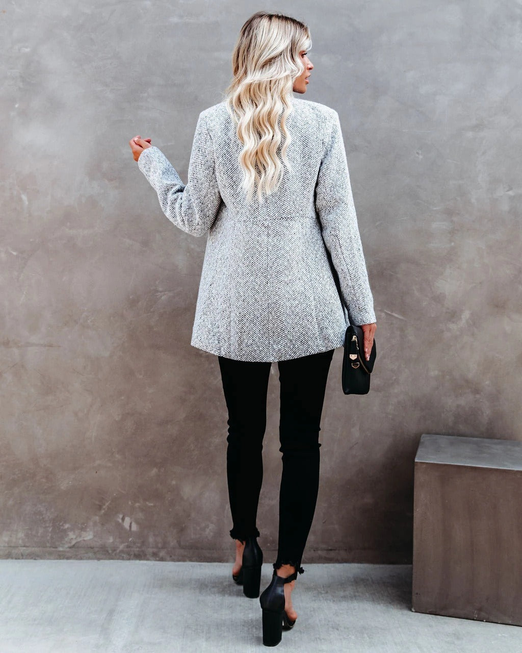 Hot selling thickened short lined woolen jacket