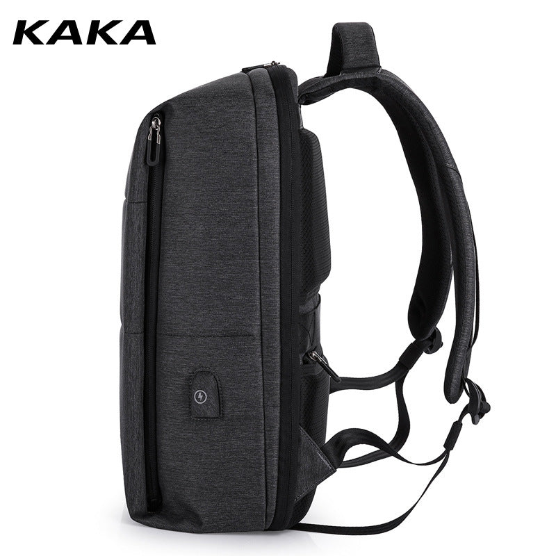 New Travel Backpack Computer Backpack Men's Student Schoolbag Waterproof Rechargeable Backpack Men