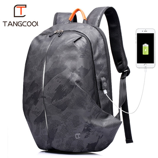 Backpack Men's Large Capacity Korean Version Of The Computer School Bag Fashion Trend Riding Backpack Leisure Travel Bag Men's Backpack
